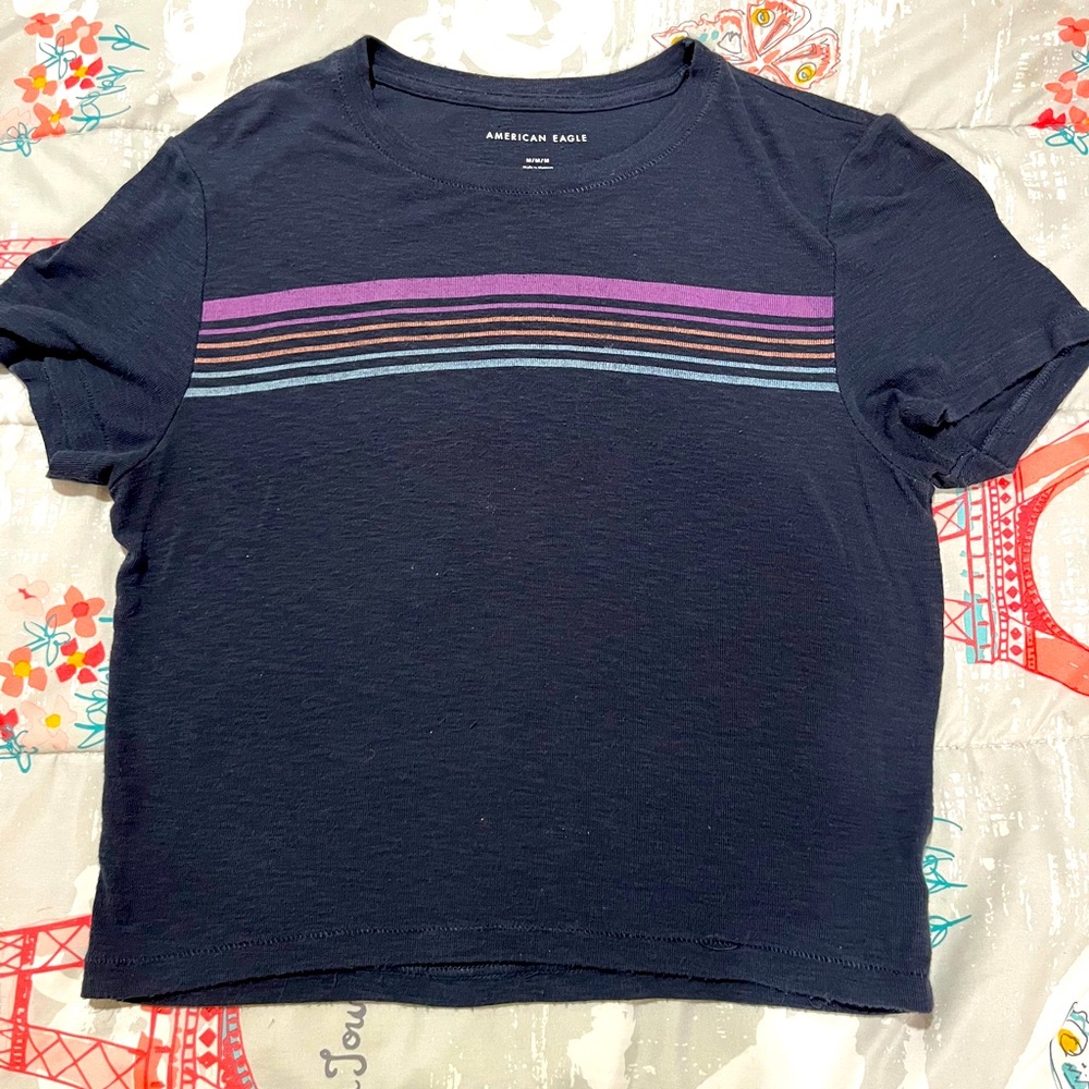 Short sleeve crop top